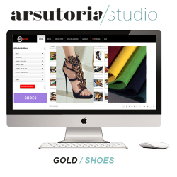 Arsutoria Gold Shoes